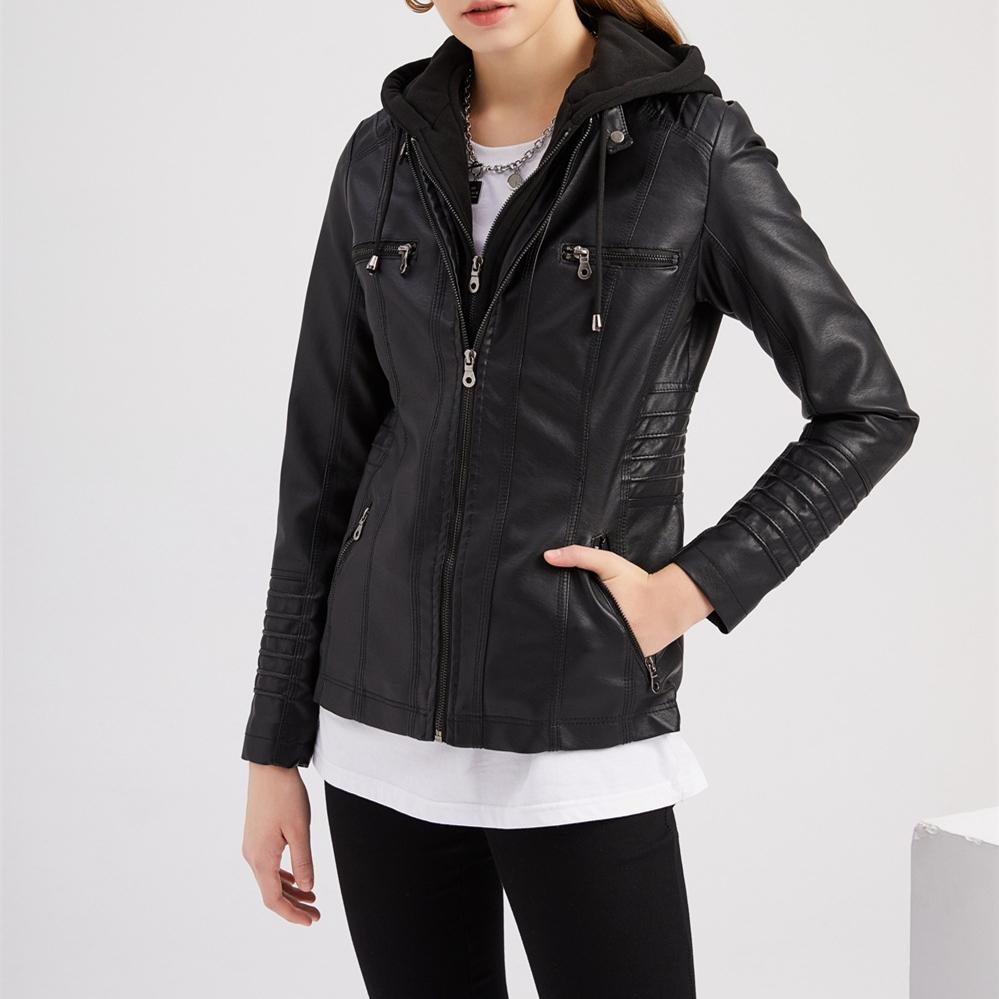 YYFS Women's Fashion Casual Spring Autumn Solid Color Print Long Sleeve Stand-collar Blouses & Shirts Top Jacket