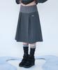 Mileko Mini Check Sweat Sk Charcoal