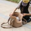 Warme Katzentransporttasche, Tragbare Hand- und Umhängetasche, Bequemer Reise-Katzenrucksack, Faltbare Katzentransportbox