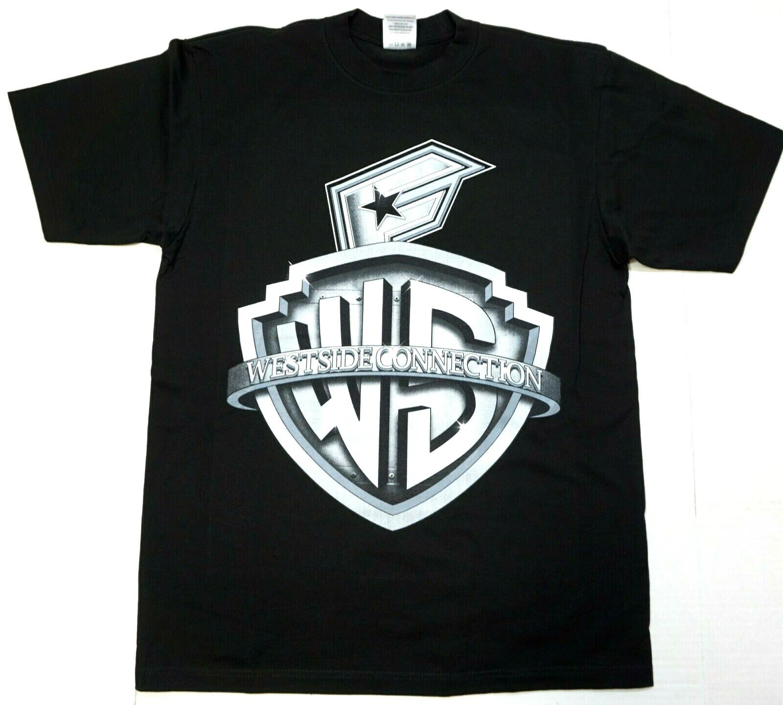 Футболка WESTSIDE CONNECTION Уличный стиль Мужская 100% Хлопок Черная Новая XXXXL