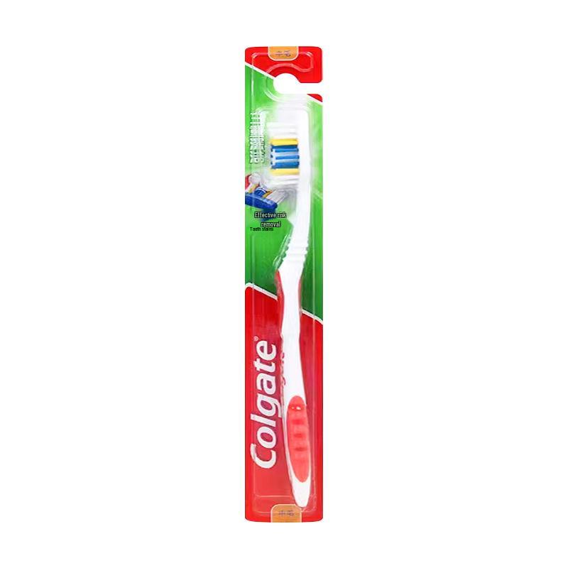 Colgate Soft Bristle Toothbrush Family Travel Pack - Triple Deep Clean & Gum Care, Single Pack