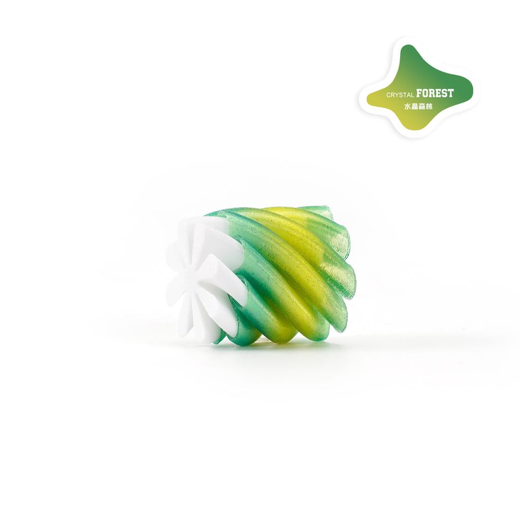 DIY Gift 3D Printing Decompression Spiral Funny Three-dimensional Structure Fingertip Ornament Dual Color Vortex Home Decor