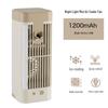 USB Mini Air Cooler Fan with Night Light - Indoor Water-Cooled Electric Fan with Spray for Dormitory