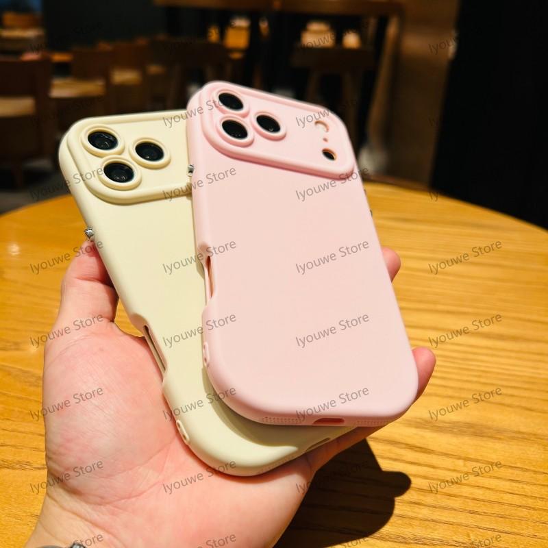 Camera Protection Candy Liquid Silicone Soft Case For For Iphone 17 Pro Max 11 12 13 14 Plus 1 16  XR XS X Thickened Bumper Cover