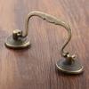 1 set Maniglia Bronzo Antico con vite Pomello Vintage in Lega per Cassetto Armadio Porta Mobile Vecchio Cinese Semplice