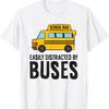 School Bus T-shirt, Easily Distracted by Bees