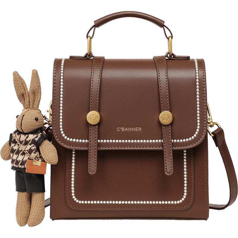 Универсальный кожаный женский рюкзак C.BANNER
