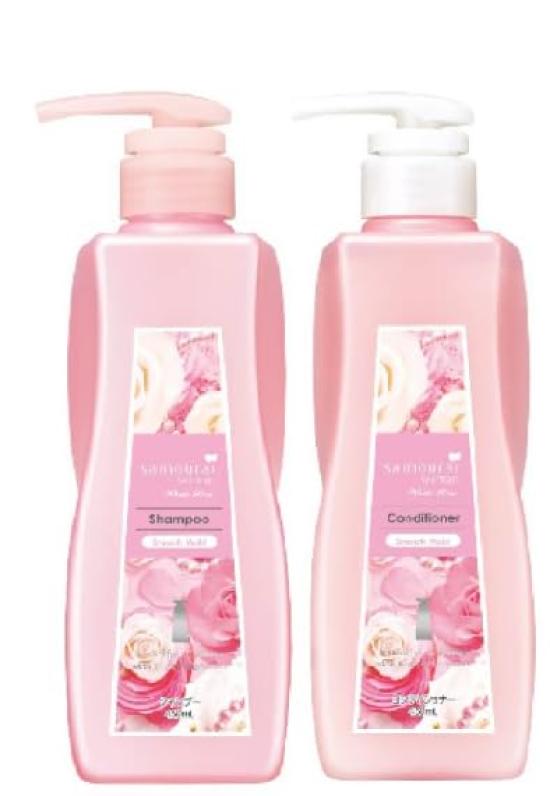 

S amourai woman shampoo and conditioner, 450ml pump set (white rose scent)
