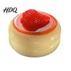 Gâteau à Stimulation Jouets Tactiles Fruit Soufflé Jouet à Presser pour Soulager le Stress, Faux Dessert à Montée Lente Jouet Sensoriel Relaxant, Aliments Simulés Doux
