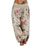 European and American Digital Print Wide Leg Harem Pants - 2020 Collection