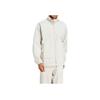 Adidas Originals Solid Color Stand Collar Loose Jacket Men Jackets White JD5893