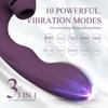 Weiblicher Masturbator 3 in 1 Klitoris-Sauger-Dildo, G-Punkt-Vibrator, Saugvibratoren für Frauen, Klitorisstimulator, Sexspielzeug