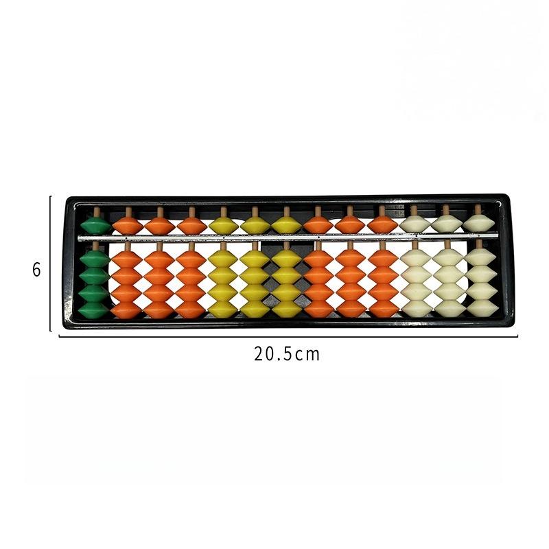 13 Digits Abacus Counting Tool Soroban Arithmetic Column Classic Calculator for Student Learning Practice