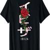Ibiza Sprichwort in mit Rosen und Kirschblüten T-Shirt