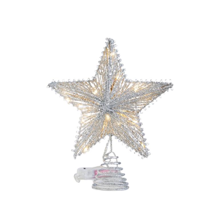 Beautiful Iron Wire Christmas Tree Star, Add a Touch of Elegant to Your Tree 1
