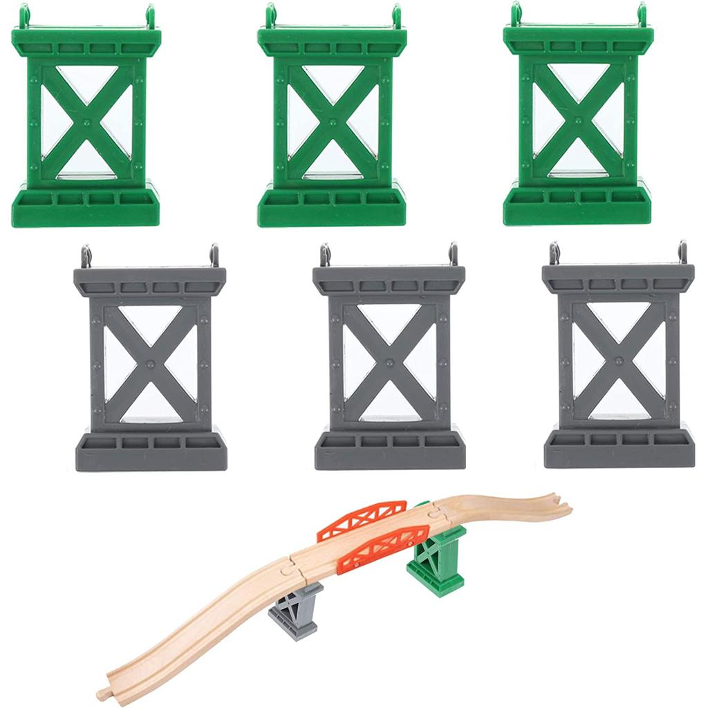 Train Bridge Pier Track Railway Accessories Compatible All Major Brands