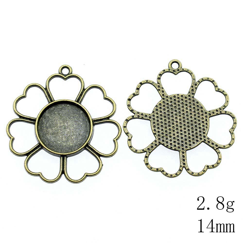 Back To School Jewelry And Accessories Fit Round 16mm Glass Cabochon Base Setting Tray Accessories Parts Items Accessories Accessories