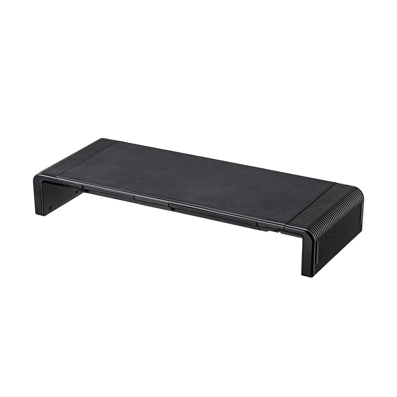 

Sanwa Supply Desk Rack, 3-Level Adjustable Width, Black, MR-LC804BK