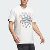 Adidas Donovan Mitchell 8-Bit Graphics Signature Basketball Graphic Tee Off White Men Streetwear II7792