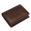 Soft Cowskin Leather Wallet Genuine Leather Short Purse For Men Male Befold Card Holder Cash Purse Coin Purses Business Wallets