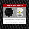 Clamp-on Air Intake Filter, 3 In/3.5 In/4 In Round Tapered Vehicle Air Filters for Enhanced Engine Power, Washable Cone Engine Filter Replacement for