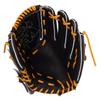 ZETT Neo Status Soft Baseball Black x Oak Size BRG312611 Glove, Pitcher's Glove, Right-Handed Throw, Brown, 4,