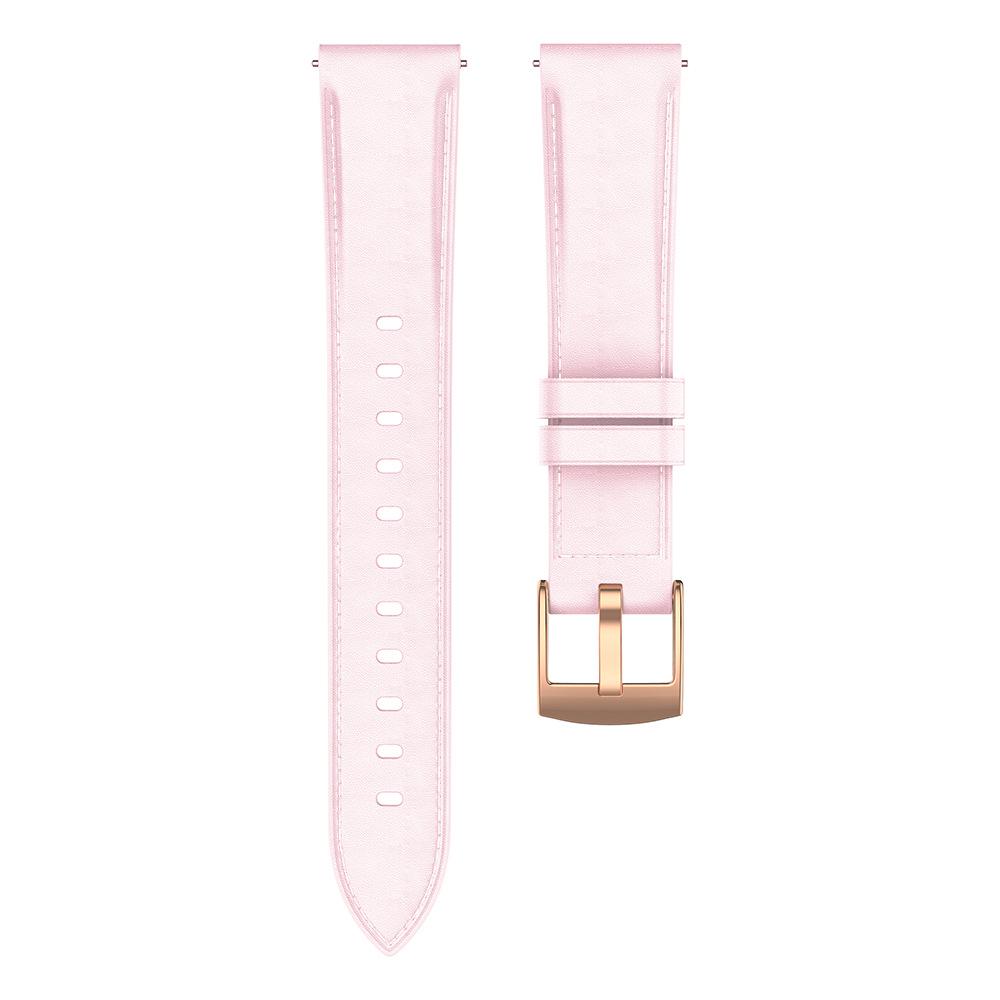 Huawei GT Series Leather Watch Band, Rose Gold Buckle, 18mm Universal Size