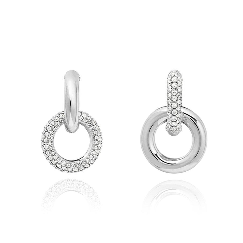 Swarovski 5671807 Dextera Interlocking Loop Hoop Earrings