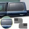 Black Rear Window Side Trim Sticker Decal Decoration For Dodge Ram 1500 2018+