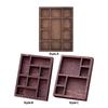 Miniature Trinket Shelf Organization Small Wood Jewelry Display Tray Jewelry Holder for Home Office Dollhouse Kitchen Craft