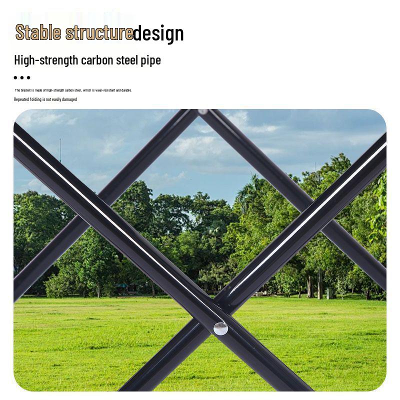 Portable Outdoor Folding Chair with Backrest and Armrests for Camping, Sketching, Fishing, and Beach Activities