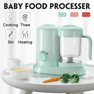 220V Electric Baby Food Maker Stainless Steel Cooking Maker Steamer 300W Multifunction Mixing Grinder Blenders Shatterproof