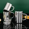 Zhishi 304 Stainless Steel Water Cup with Lid and Handle