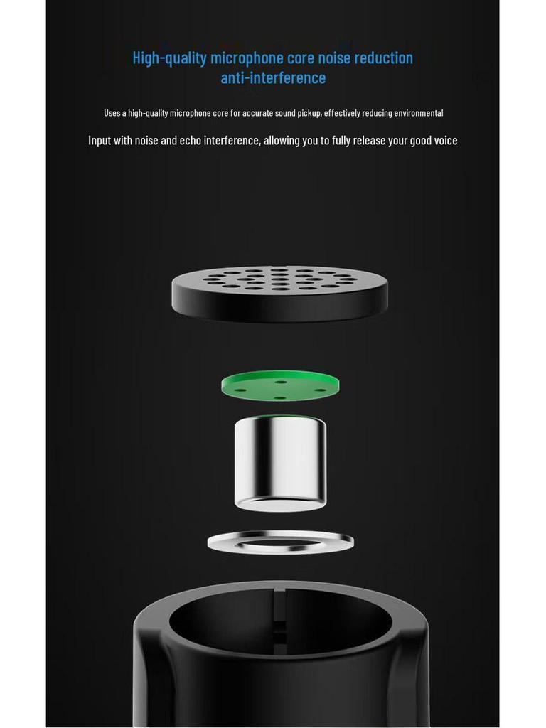 Xiangke OK-32 Wireless Dual Gooseneck Desktop Microphone for Live Broadcasts and Conferences