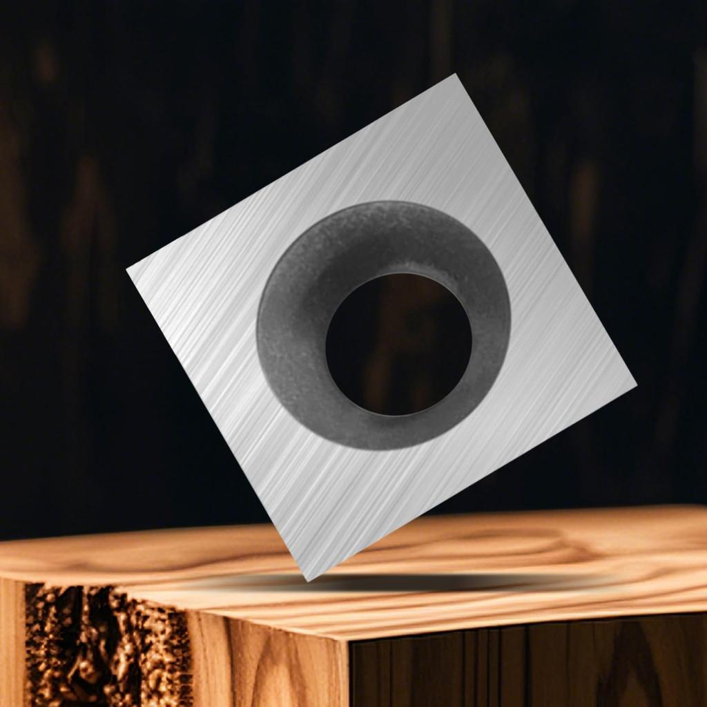 11mm Square Tungsten Carbide Inserts Cutters Knives Replacement Blades 11×11×2.0mm-30°for Woodworking Spiral/Helical Planer Cutter Head or Lathe