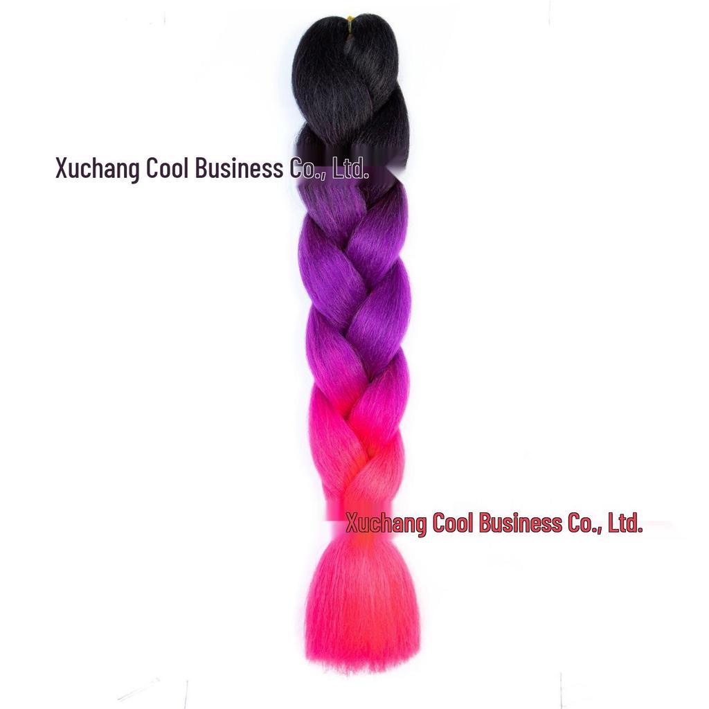 Three, Four, Five-Color Gradient High-Temp Fiber Jumbo Braid Material