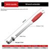 High‑Carbon‑Steel Wrench Extension Bar Labor‑Saving Torque Spanner Booster Extender For Auto Repair Maintenance Work