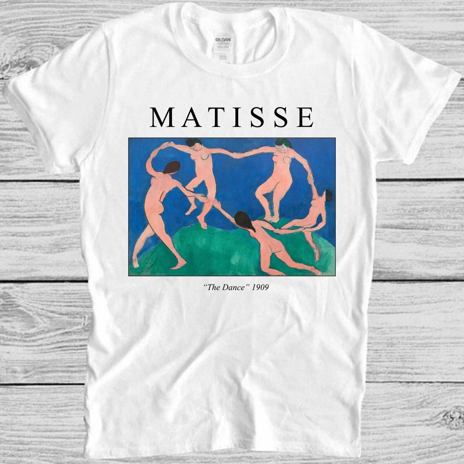 Матисс Танец 1909 Искусство Краска Ретро Крутой Мем Подарок Футболка T-Shirt M1117 3XL