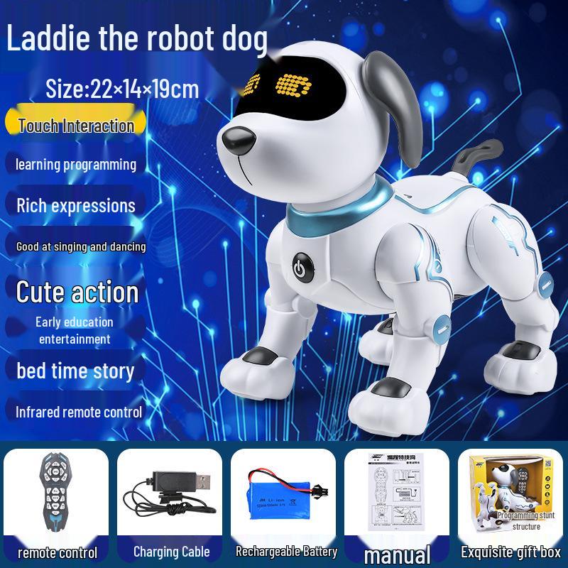 

Умный робот-собака с дистанционным управлением - Интерактивная электрическая игрушка для детей