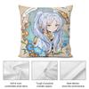 Anime F-Frieren Cute Girl Pillow Case Short Plush Double-sided Print Square Throw Pillow Covers Sofa Home Cushion Decor
