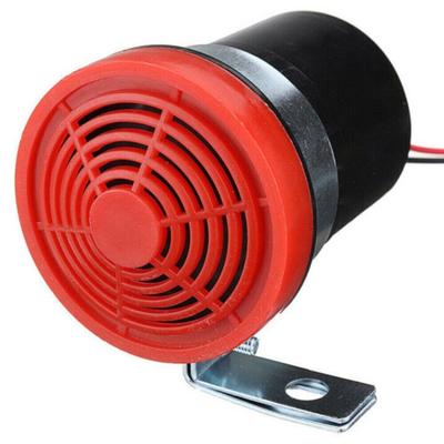 Hochwertiger ABS Auto-Rückfahrwarner 12-24V Schwarz Rot Rückfahr-Sirene Autozubehör Rückfahrhupe Auto