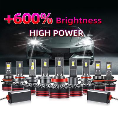 H11 Canbus LED Headlight Bulbs 9005/HB3 9006/HB4 H1 H4 H7 H13 9004 9007 6500K White Singel Copper Tube Auto Light Bulbs