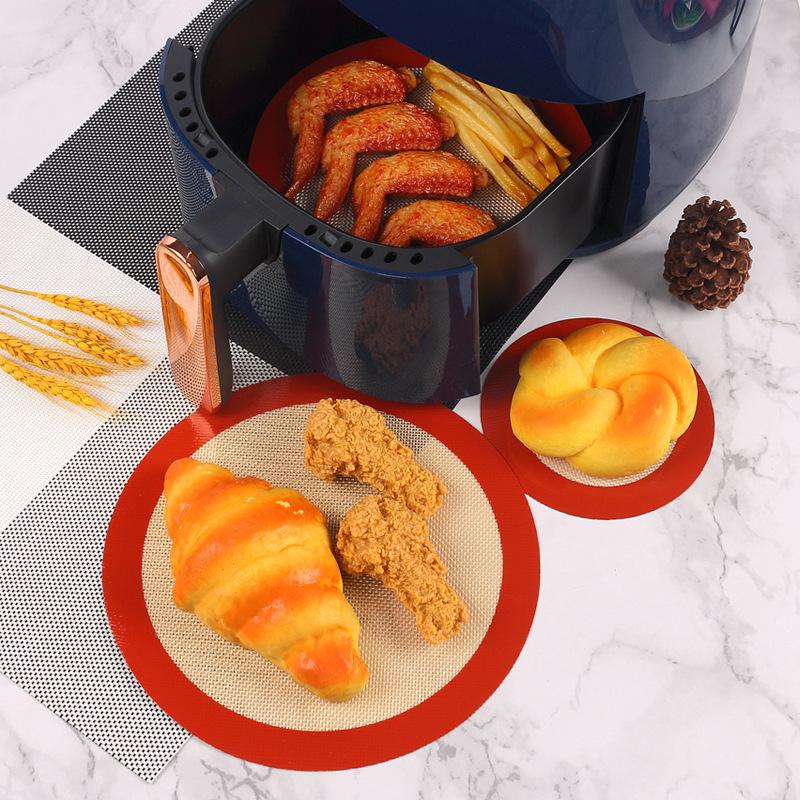 Non-stick silikonbakmatta Livsmedelsgodkänd form för bakverk Värmetålig kakform Brödbak för ugn Luftfritös tillbehör