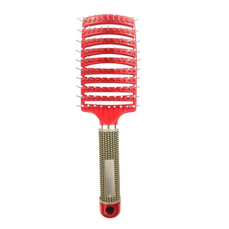 Massage Hair Brush Scalp Hairbrush Comb Professional Ribs Comb Hair Shampoo Brushes Hairdressing Comb Curly Hair Rib Comb