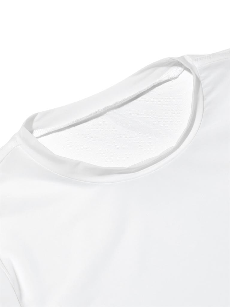 Wide Angle To Summer Round Neck Base Layer L_Snow White