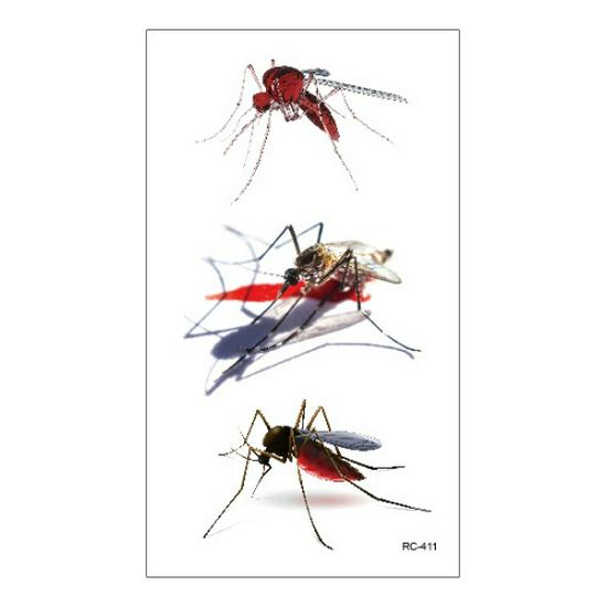 Ruikalong Scary Halloween Waterproof Tattoo Stickers - Scorpion & Spider Designs