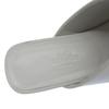 Pristine HERMES Mule IDOLE Light gray leather Women 36 Used