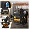 Black Color Tool Backpack Lock Feature Toolkit Portable Tool Storage Bag  Portable Use