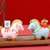 Horse Mascot Horse Miniature Resin Zodiac Horse Ornaments 2026 Gift Horse Figurine  Office