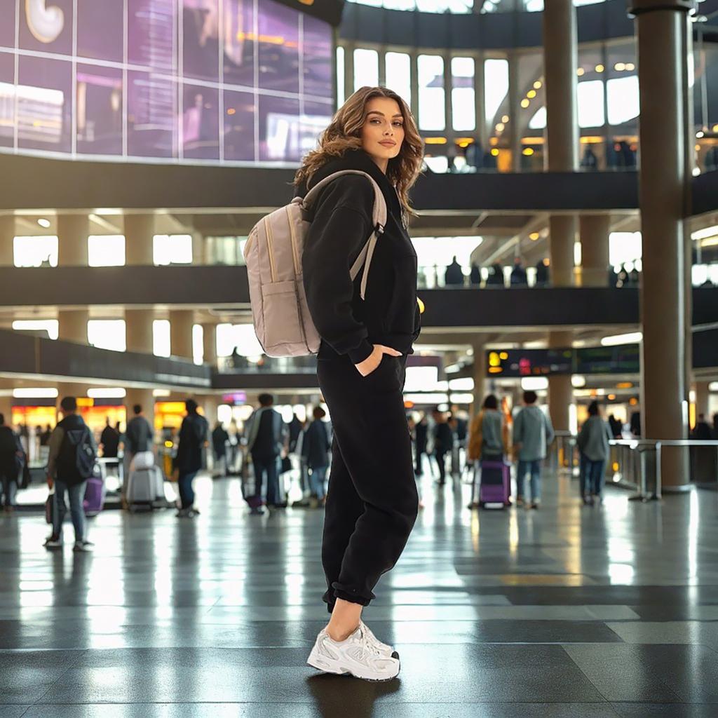 PTN 24400-6928 Beżowy Plecak na Laptop